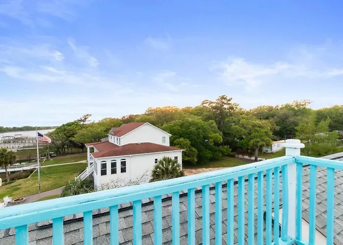 Waterway Escape Full House, Pier And Dock In Ocean Isle Beach, Nc
